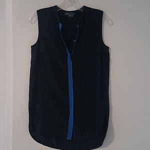 Vince XS navy blue sleeveless shirt